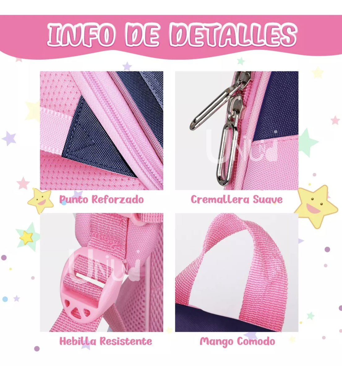 Mochila Infantil Escolar Primaria Para Niñas Grande Kawaii T