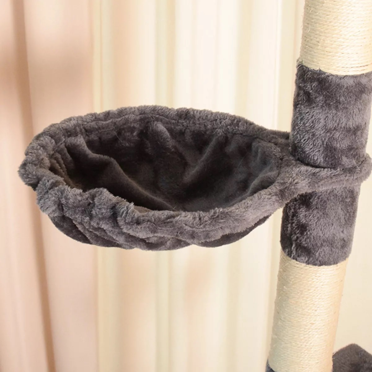 Árbol Vertical Para Gatos Con Altura Ajustable 