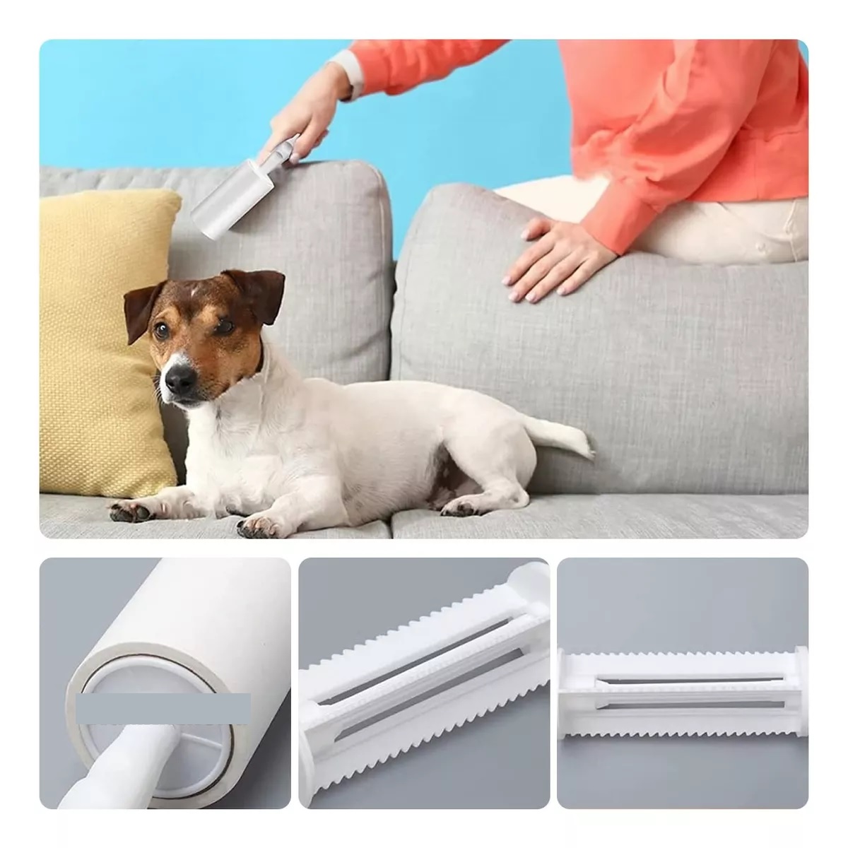 Kit 11 Rodillo Quita Pelusa Pelo Removedor Mascota Adhesivo