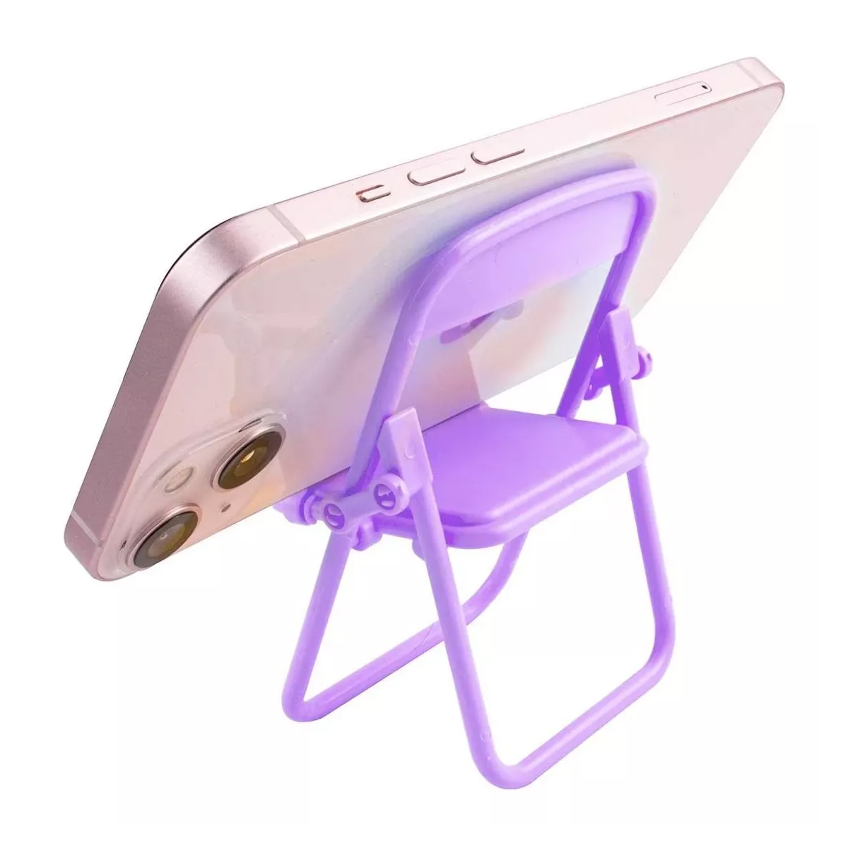 10 Pzas Soporte Porta Celular Forma Silla Plegable Colores