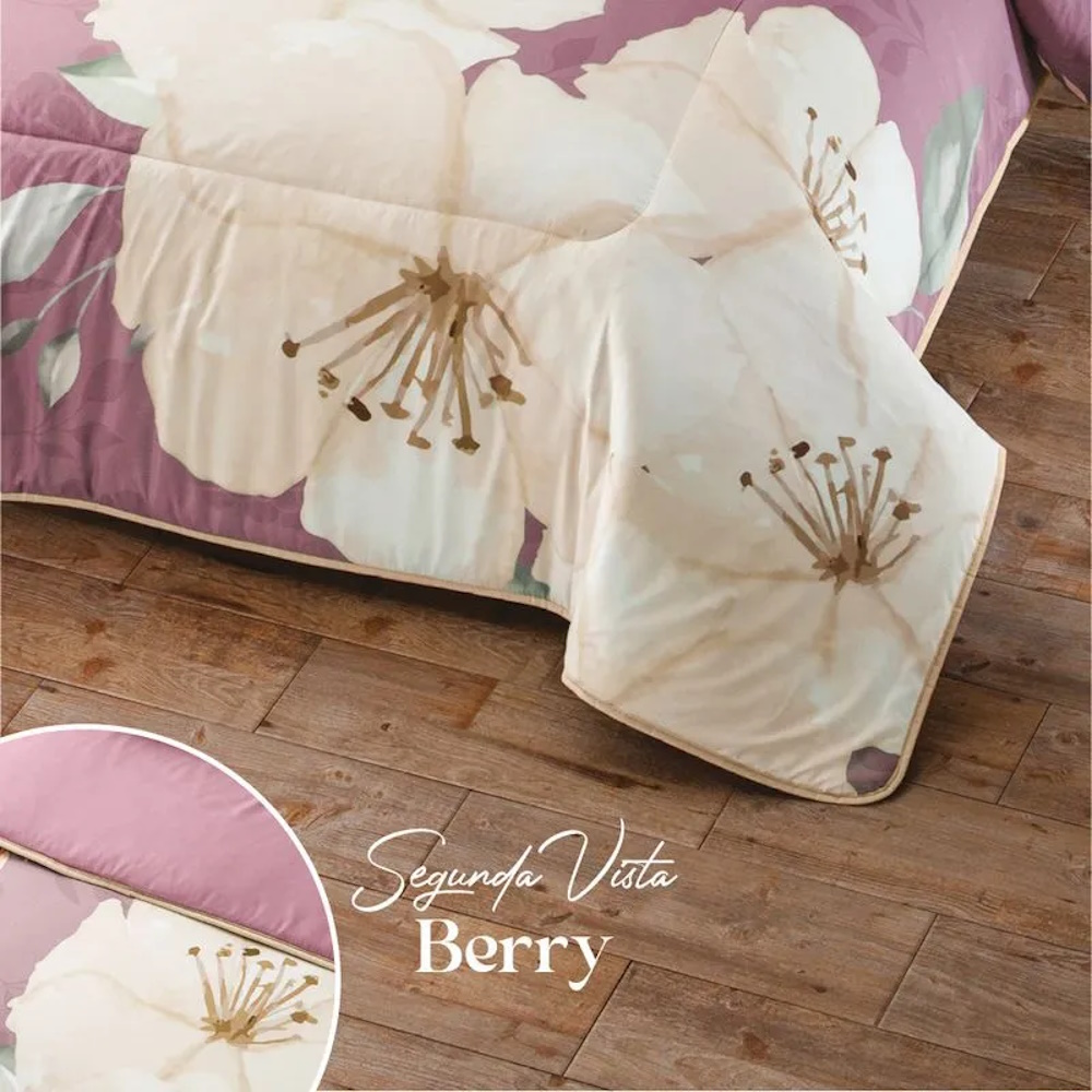 Edredon Lavable Lúa Berry Microfibra Individual Concord
