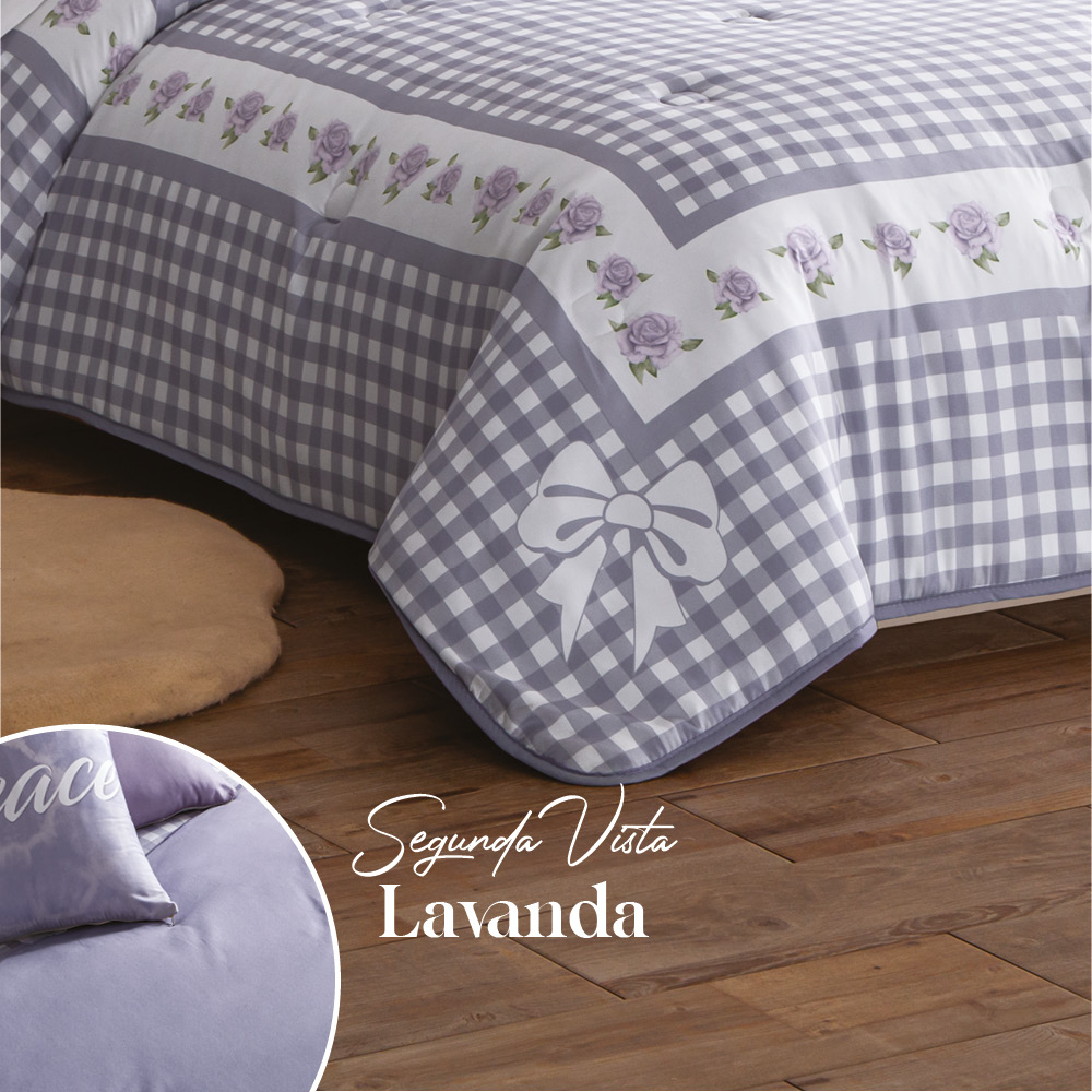 Edredón Lavable Alicia King Size C/fundas Y Cojín Concord
