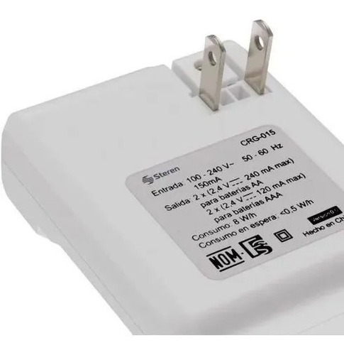 Cargador De Baterías Aa/aaa Con 4 Pilas Aa Recargable