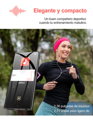 64 Gb Reproductor Musica Mp3 Mp4 Bluetooth Fm Con Altavoces