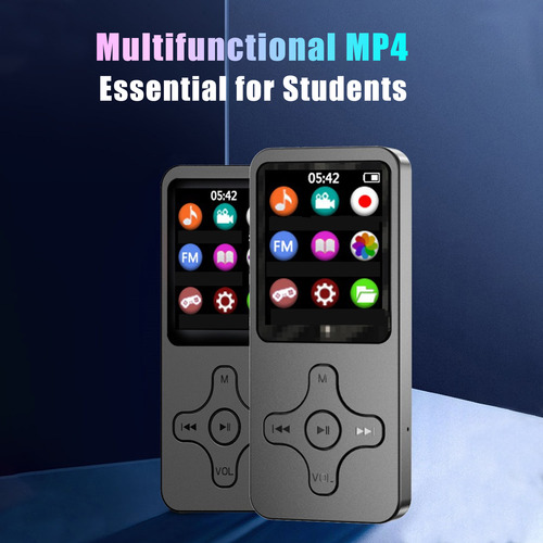 Reproductor De Música Bluetooth Mp3 Mp4, Grabadora De Radio