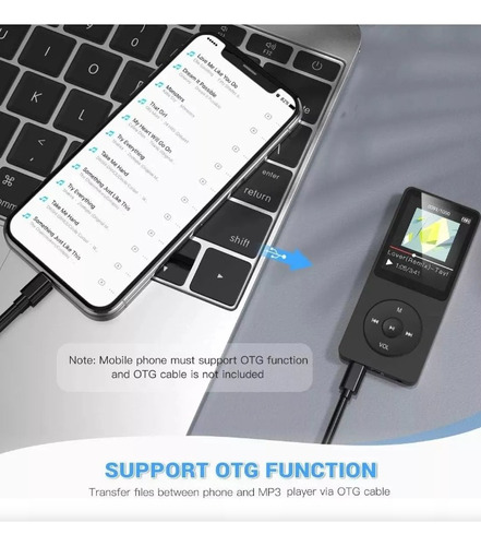 Reproductor De Música Bluetooth Mp3 Mp4, Grabadora De Radio