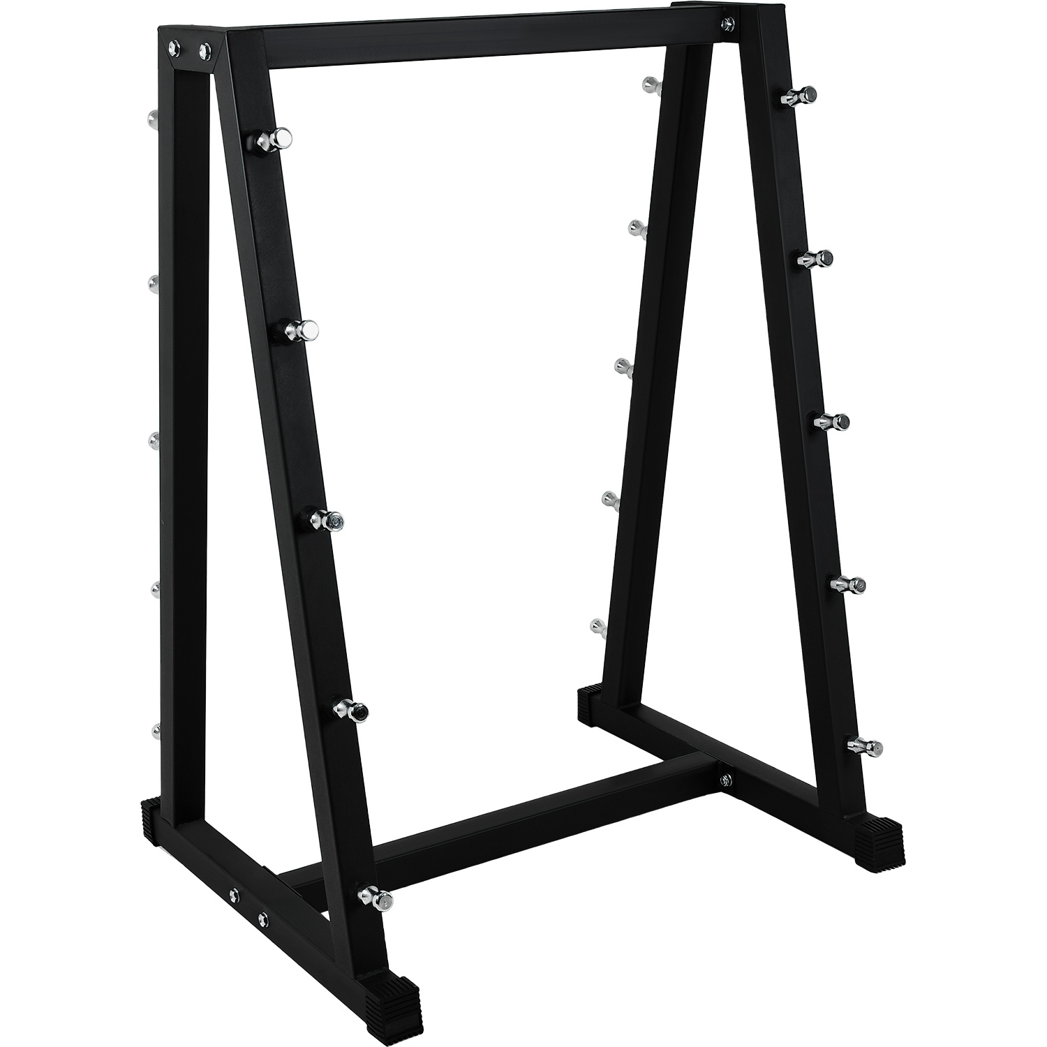 Rack 10 Barras Rectas 20 A 60 Lb Soporte Estante Pesas