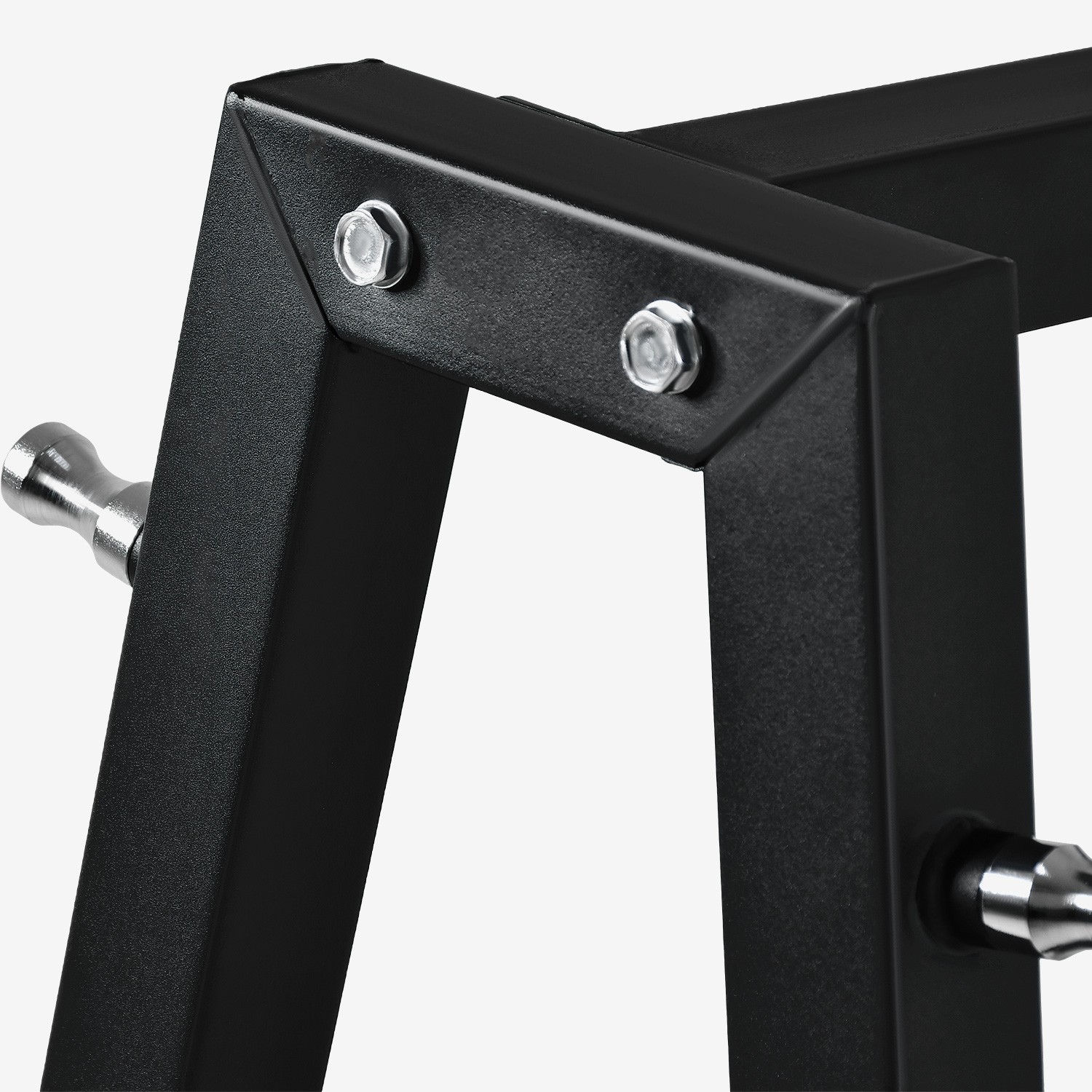Rack 10 Barras Rectas 20 A 60 Lb Soporte Estante Pesas