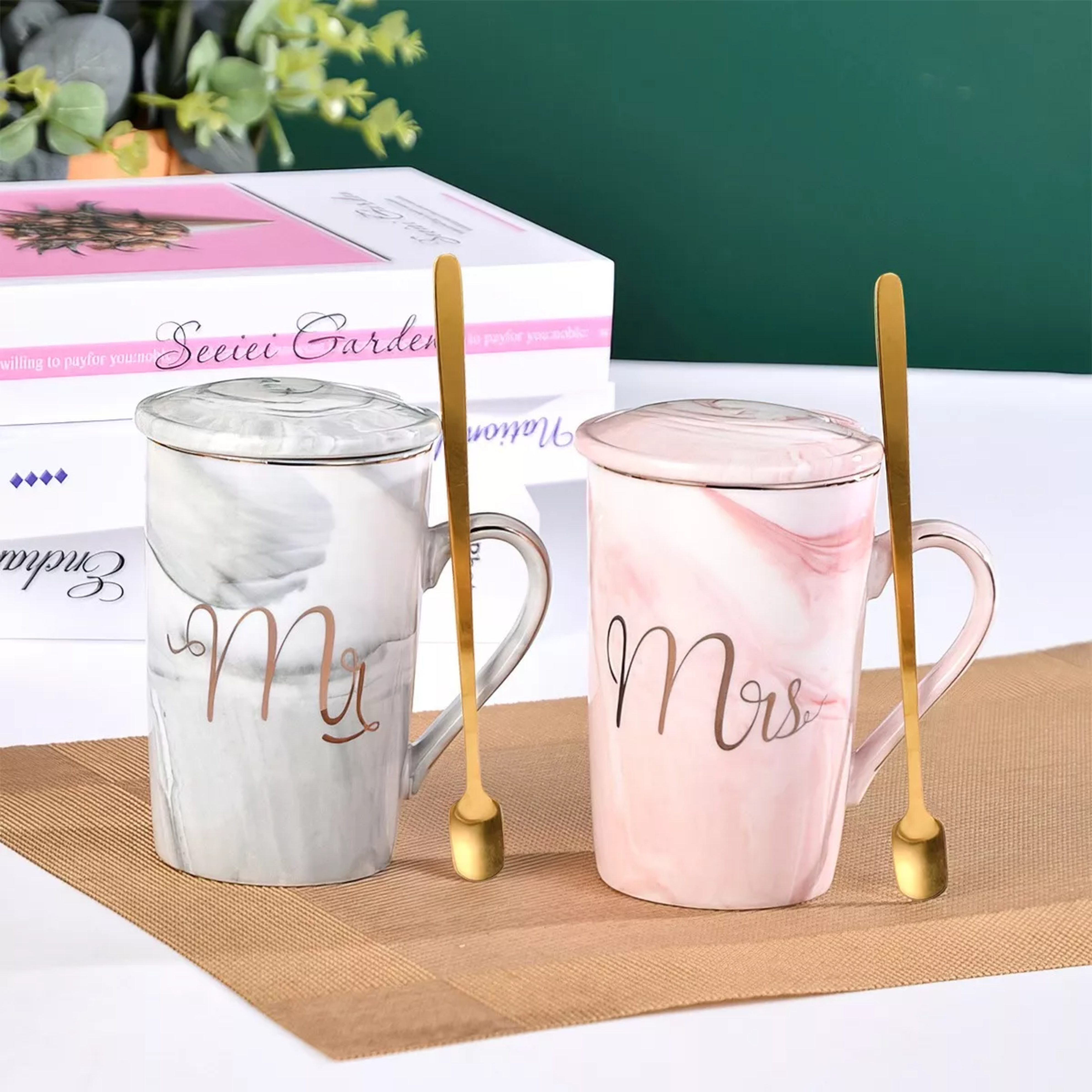 Juego Tazas Para Cafe Regalos De Pareja Mug Caja Para Regalo