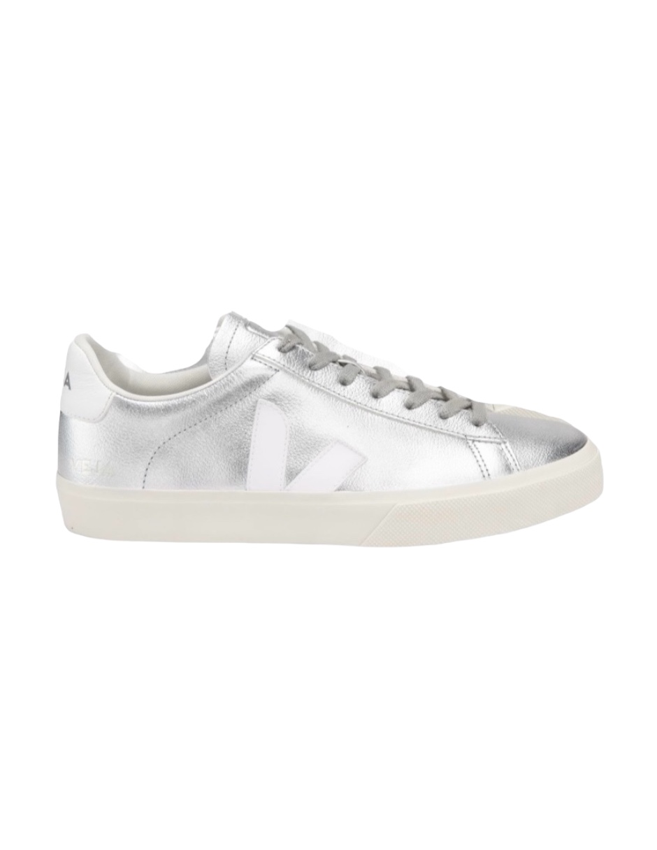 Tenis VEJA de campo para mujer plateados Talla 24