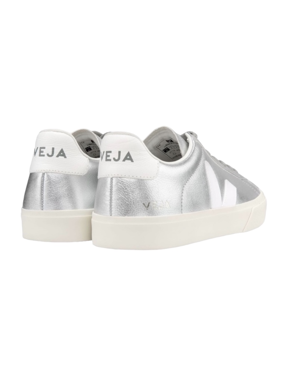 Tenis VEJA de campo para mujer plateados Talla 24