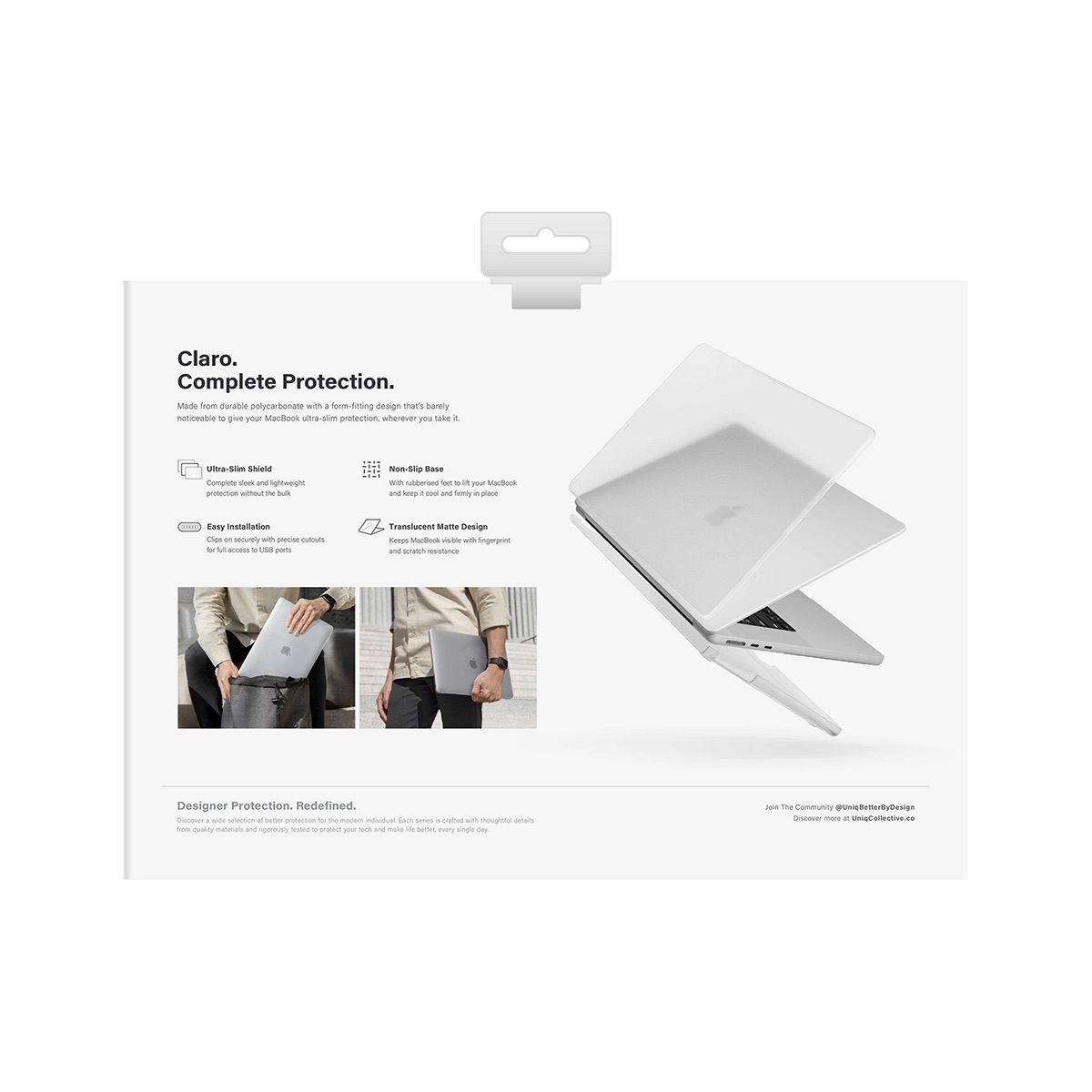 Carcasa Ultra Delgada Macbook Air 2022 13 Claro Uniq