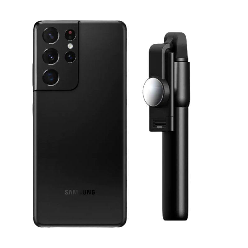 Galaxy S21 Ultra 256GB Negro Snapdragon + Bastón Bluetooth