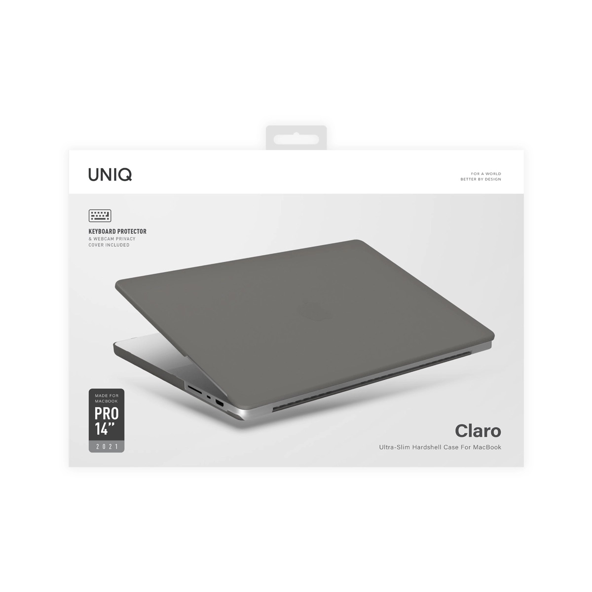 Carcasa Ultra Delgada Macbook Pro 2021 14 Gris Claro Uniq