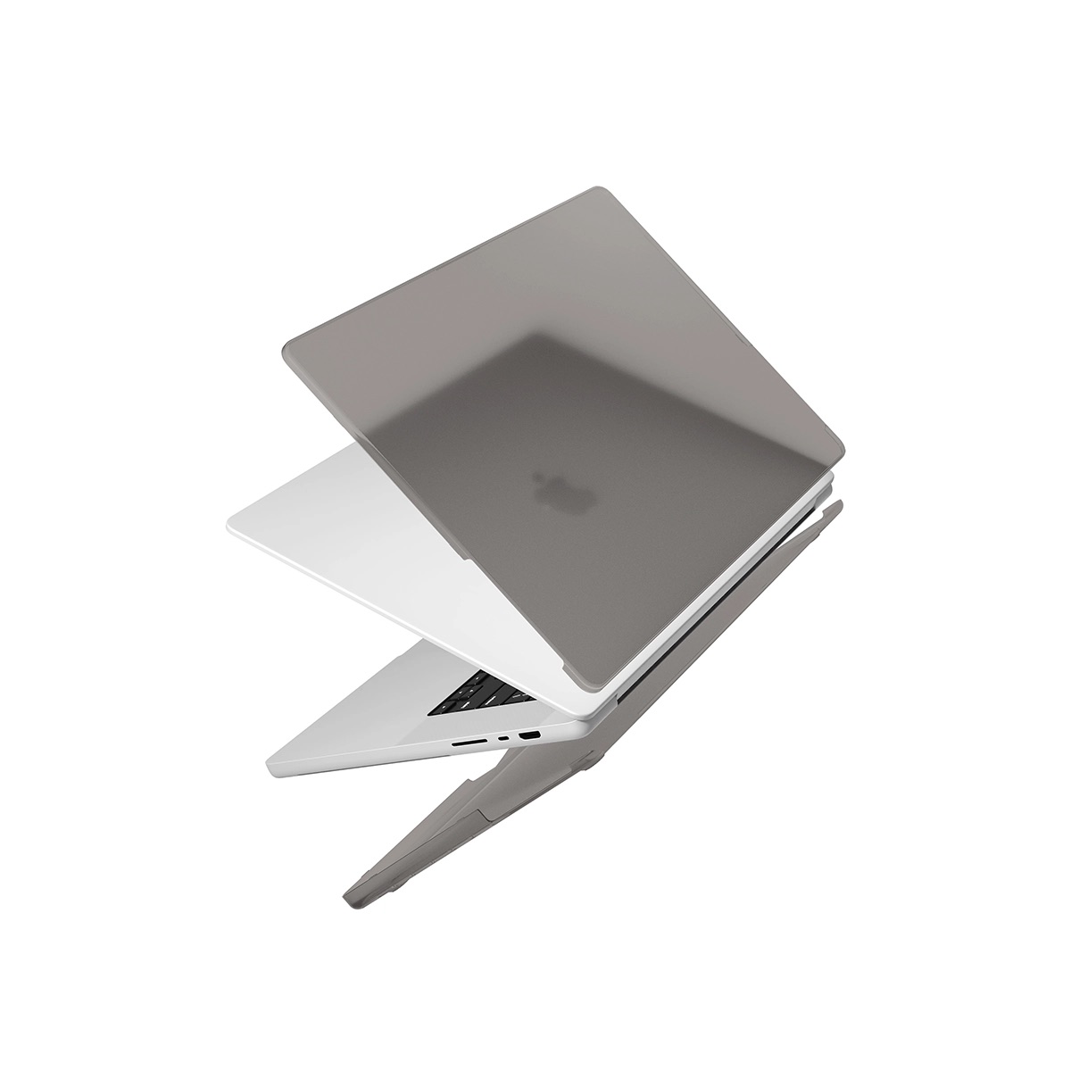 Carcasa Ultra Delgada Macbook Pro 2021 14 Gris Claro Uniq