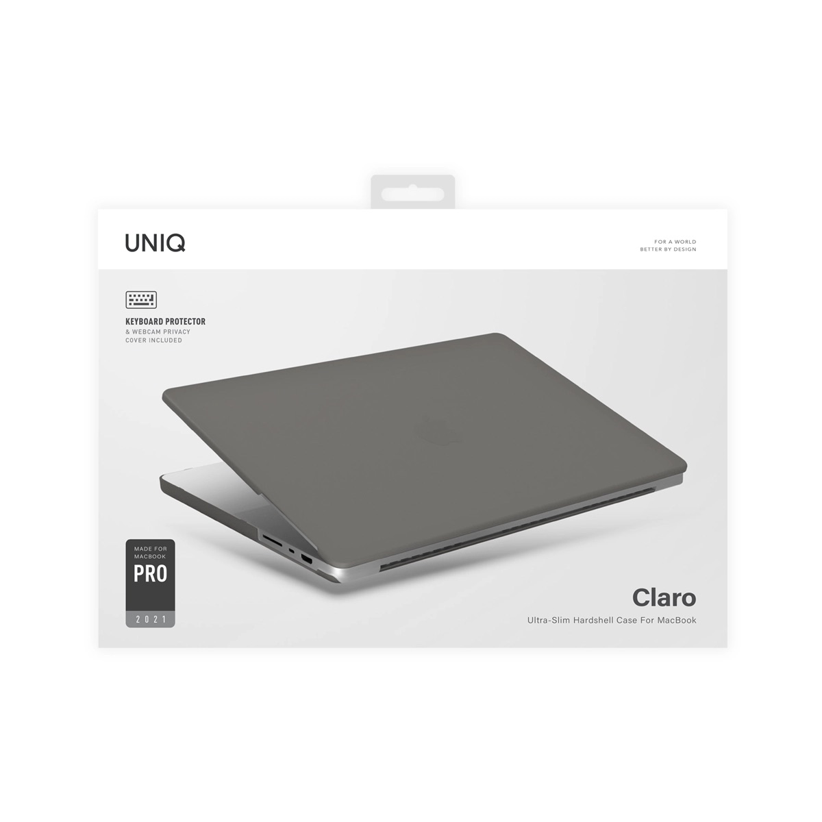 Carcasa Ultra Delgada Macbook Pro 2021 16 Gris Claro Uniq