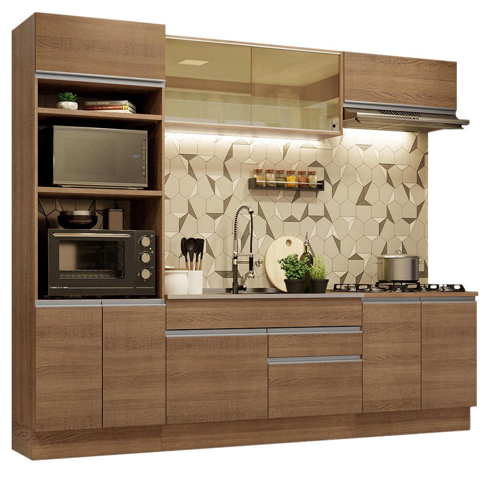 Cocina Integral Completa Modular Madesa Glamy 270cm MM 10