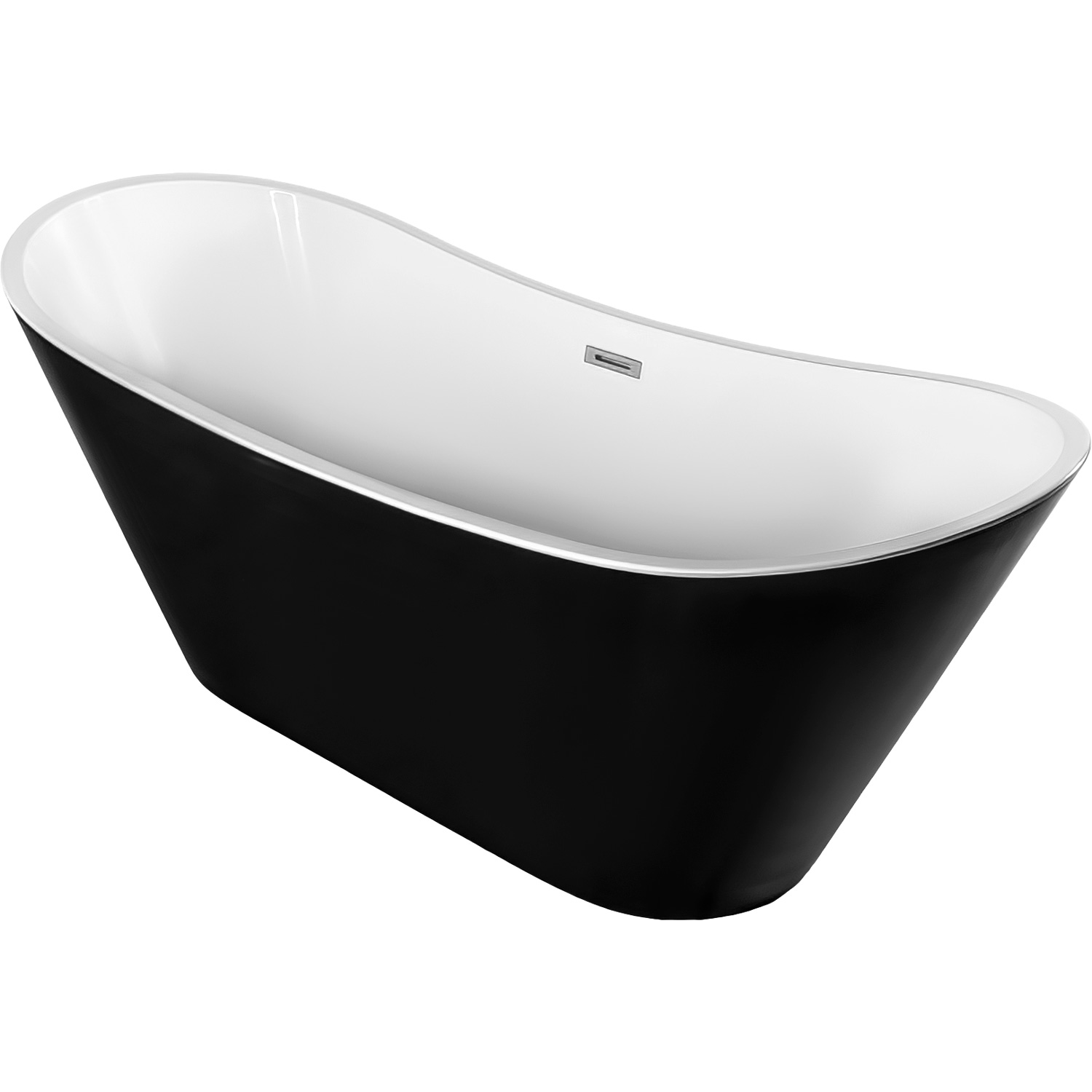 Tina Baño Fibra De Vidrio Bañera Lujo Teseo 170 X 72 X 70 Cm