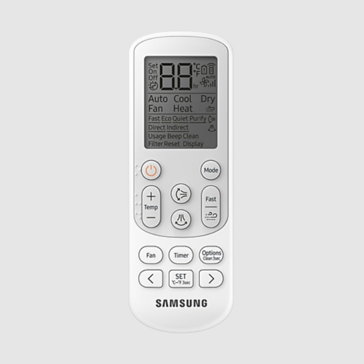 Aire Acondicionado Inverter Samsung 24,000BTUS 2Ton Frío/Calor 220V​