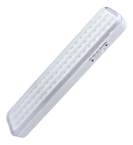 lámpara emergencia recargable extra plana 60 leds