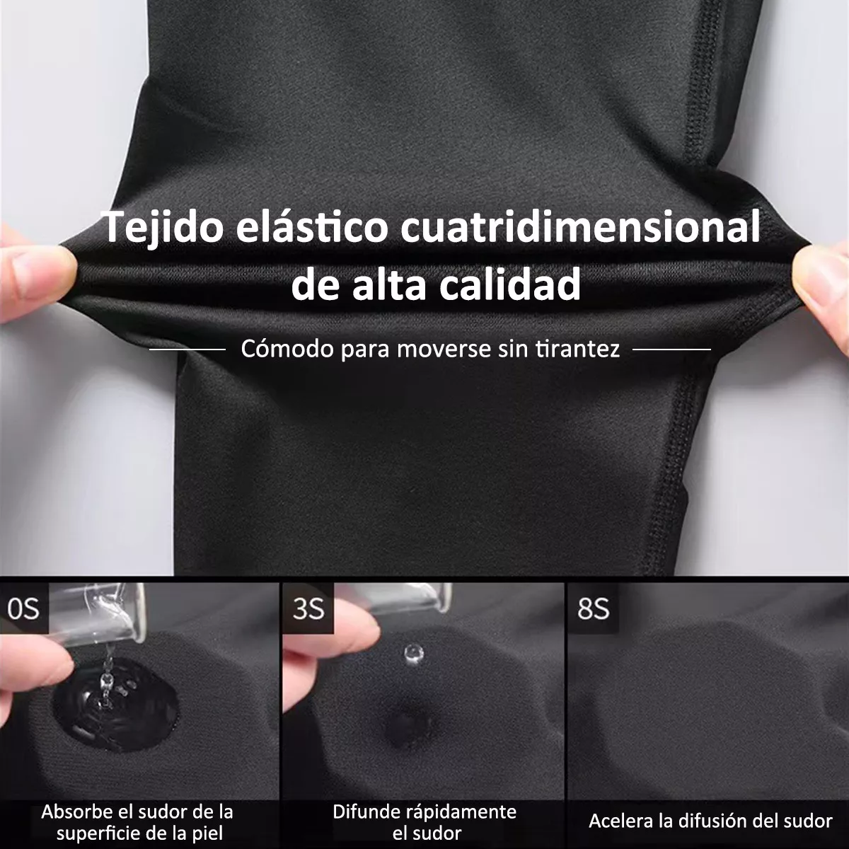 Kit Lycra Fitness Hombre Transpirable Mallas Correr Deportiva 3p Talla XL