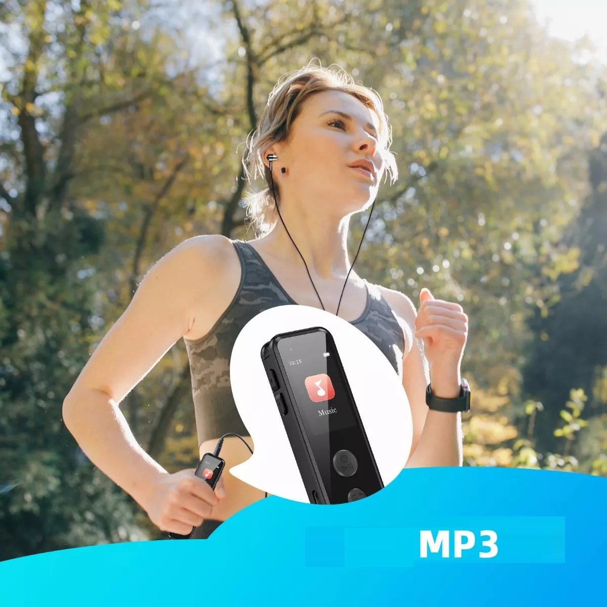 Grabadora De Voz Digital, Reproductor Mp3 Con Pantalla 64gb
