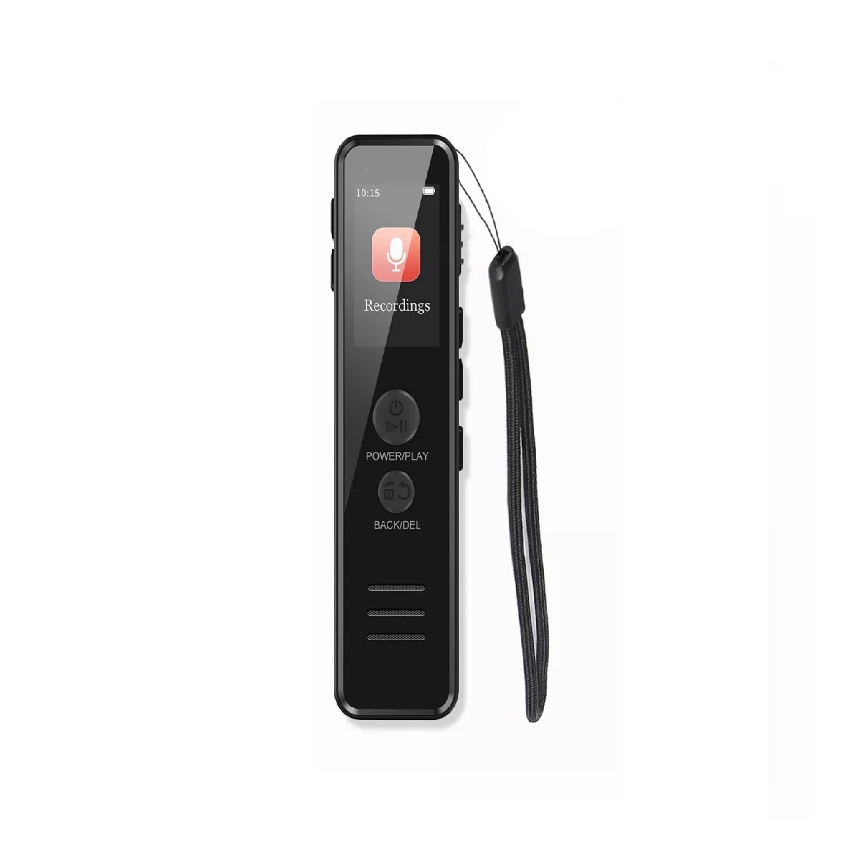 Grabadora De Voz Digital, Reproductor Mp3 Con Pantalla 64gb