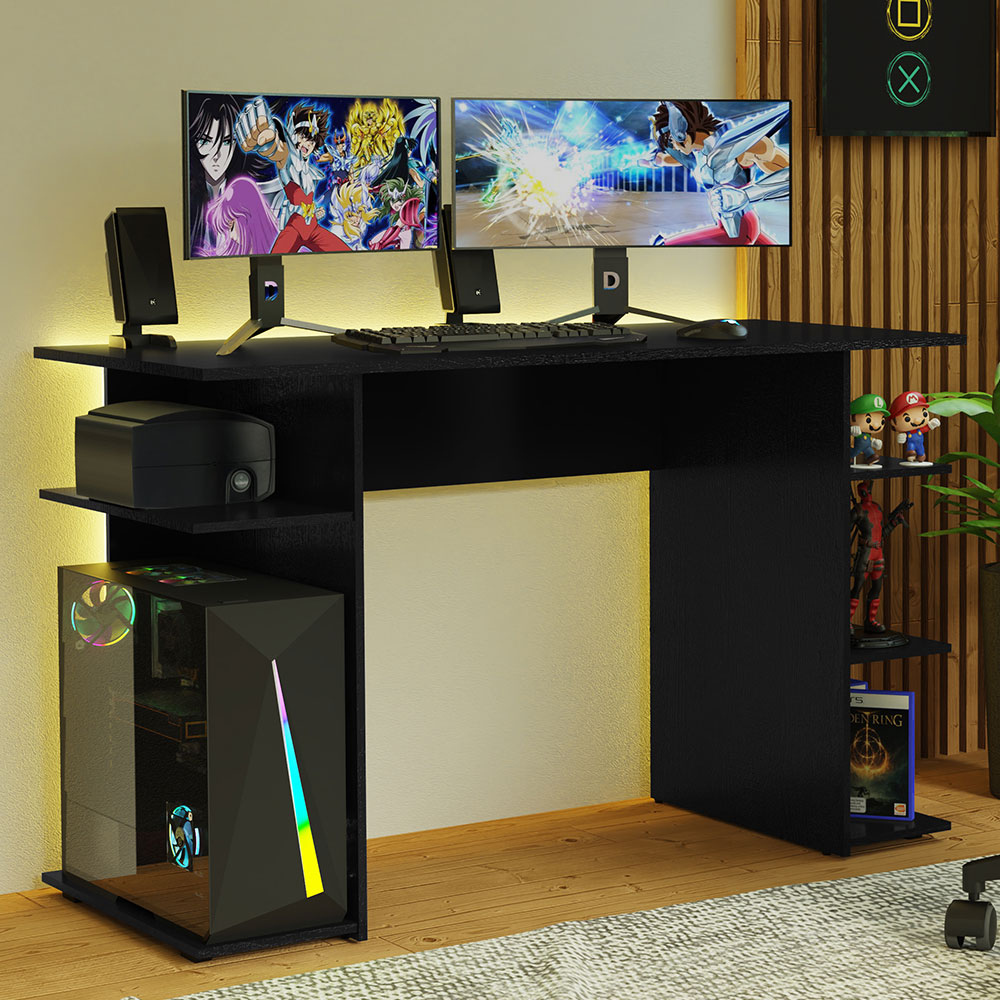 Mesa Gamer Escritorio Para Computador Madesa 9424 NN
