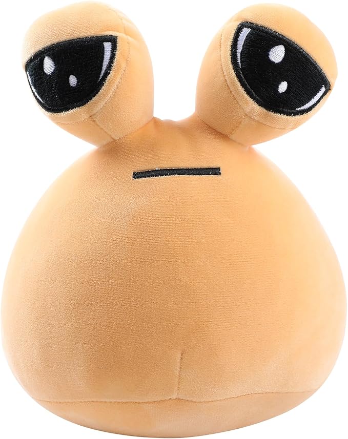 UOUOU Alien Pou Peluche de 22 cm,Juguete de Peluche Alien Pou,uego de muñecas de Peluche de Alien Kawaii Alien Peluche Animal Pou Doll Cumpleaños Juguete de Juego de Muñeca