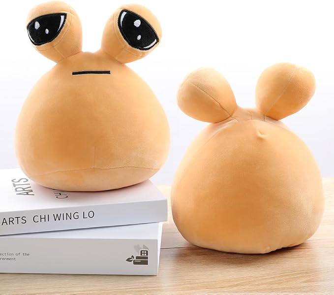 UOUOU Alien Pou Peluche de 22 cm,Juguete de Peluche Alien Pou,uego de muñecas de Peluche de Alien Kawaii Alien Peluche Animal Pou Doll Cumpleaños Juguete de Juego de Muñeca