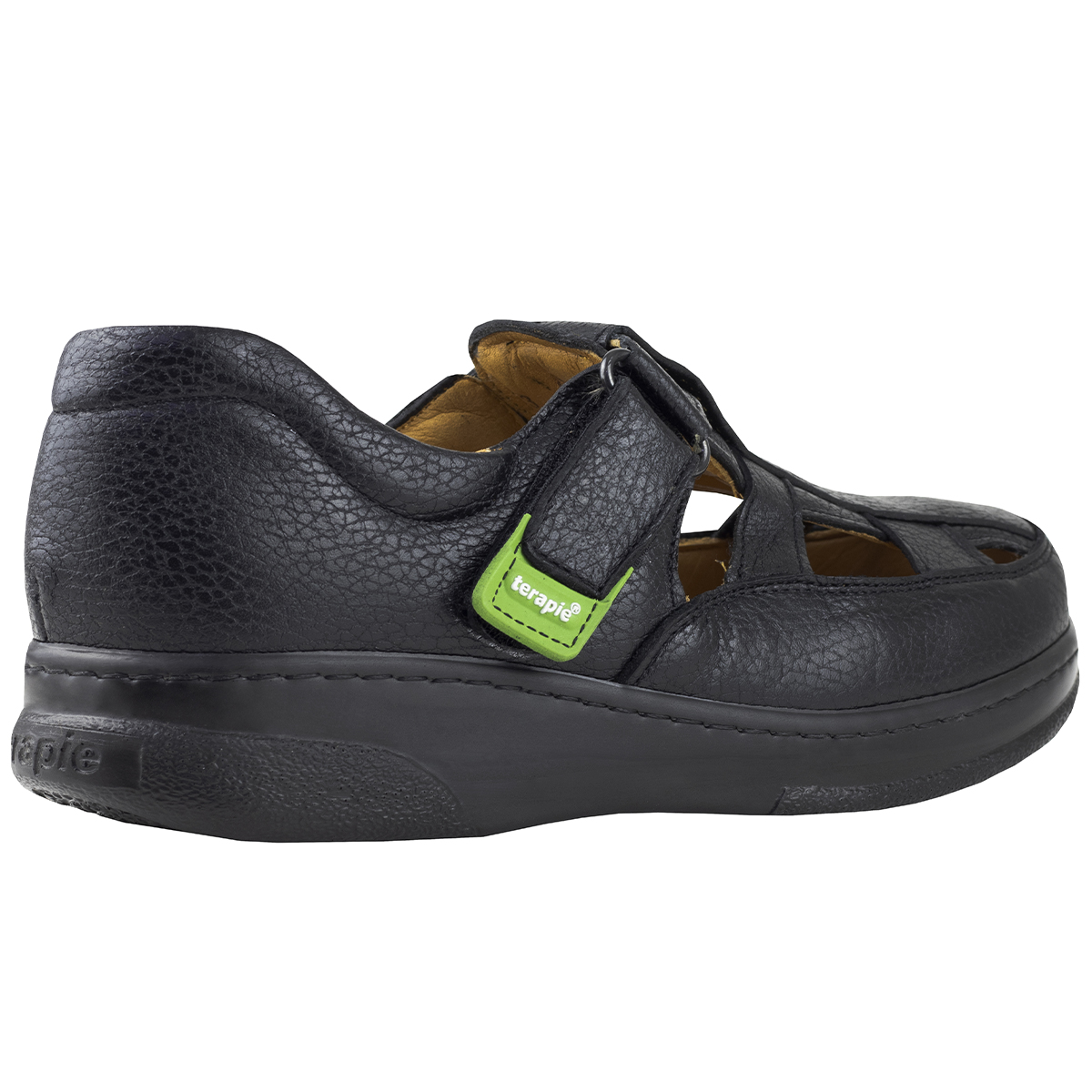 Sandalia Para Mujer Pie Diabético Pie Delicado Terapie 138 Negro Confort