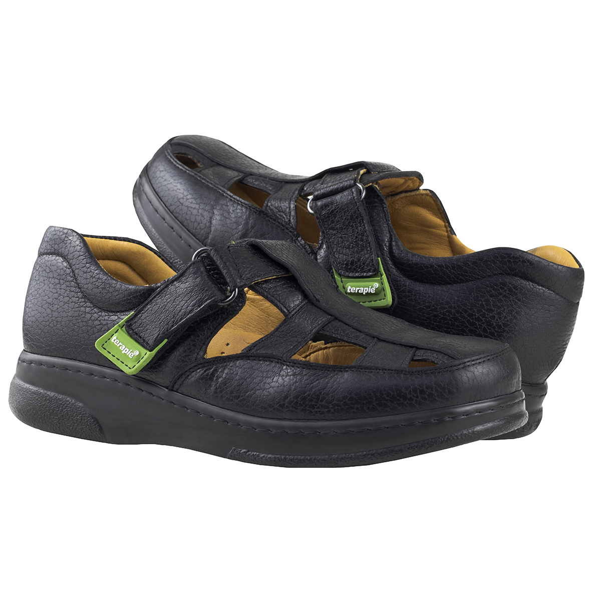 Sandalia Para Mujer Pie Diabético Pie Delicado Terapie 138 Negro Confort
