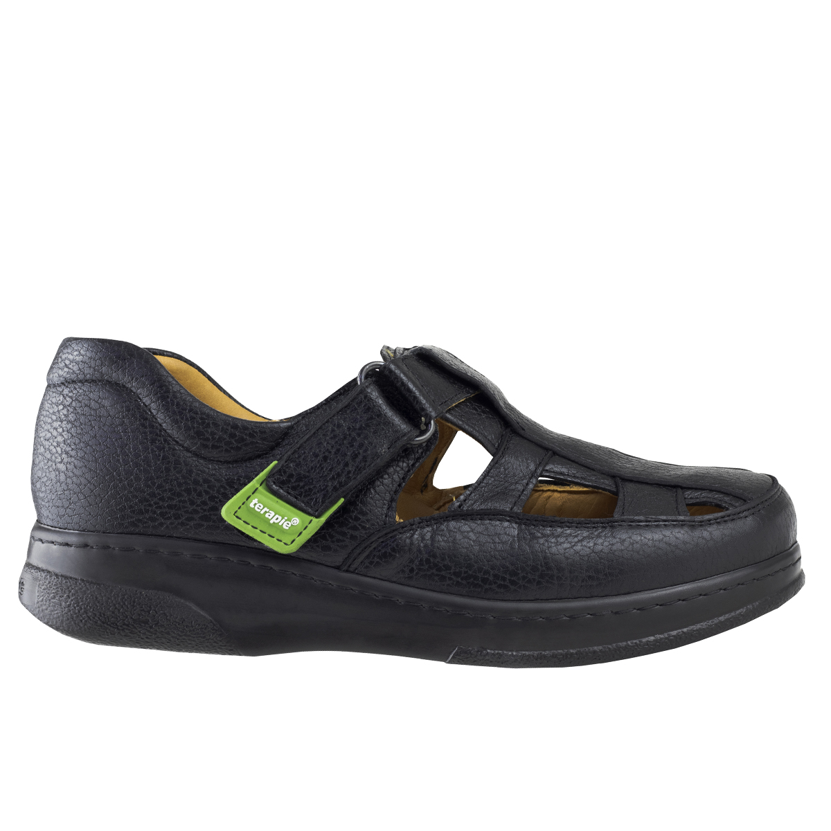 Sandalia Para Mujer Pie Diabético Pie Delicado Terapie 138 Negro Confort