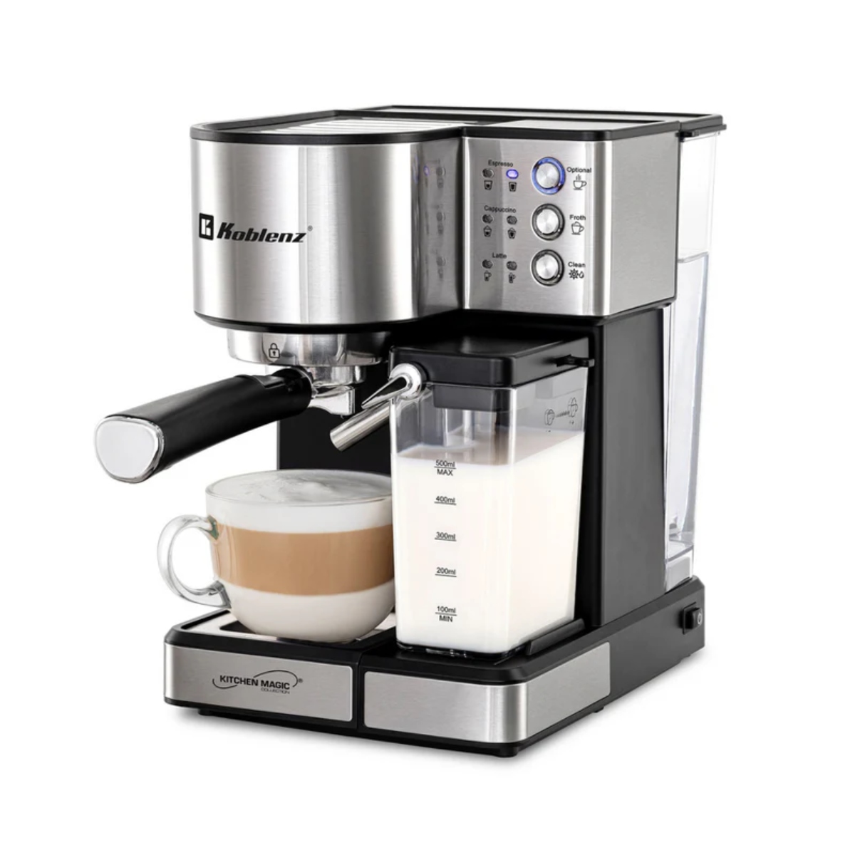 Combo Koblenz Cafetera Espresso CKM-1350 IN + Batidora de Pedestal BPKM-800 IN ENDY