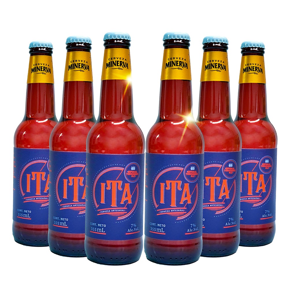 Six Pack Cerveza Artesanal Minerva Ita 355ml C/u