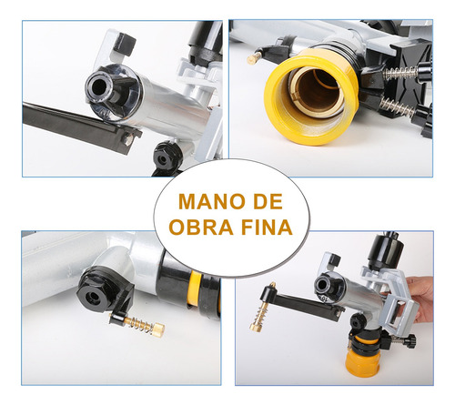 Aspersores de Riego Para Jardin 1-1/2 Riego Agrícola R-20-30m Plata amarillo