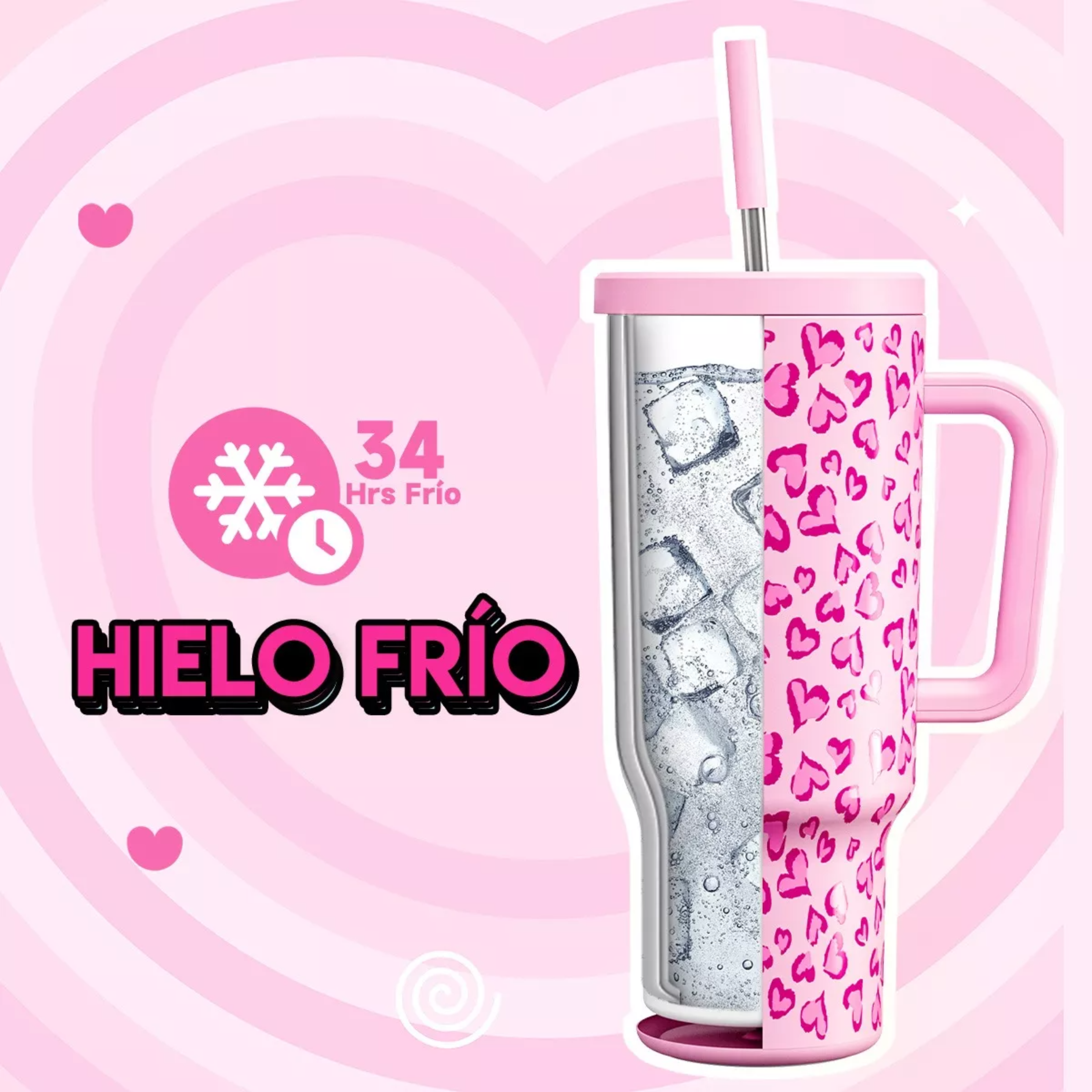 Meoky Vaso Térmico De Acero Inoxidable Con Calor/frí 40oz