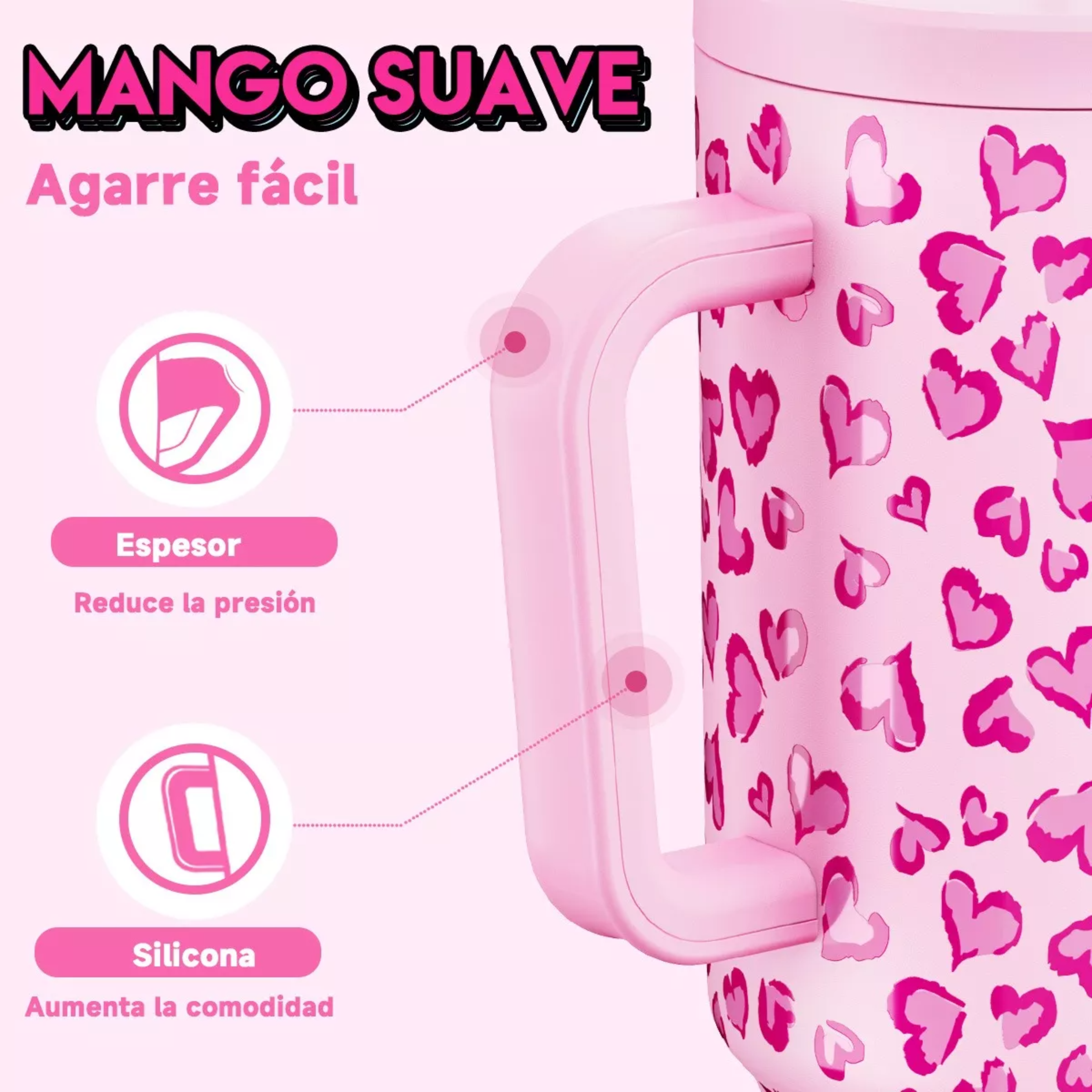 Meoky Vaso Térmico De Acero Inoxidable Con Calor/frí 40oz