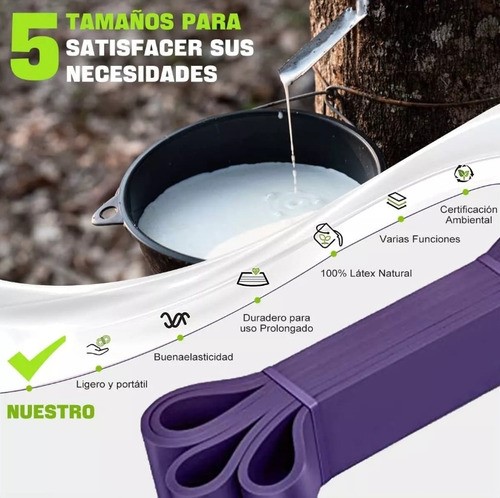 Bandas De Resistencia Fitness En Casa Entrenamiento Tensión Multicolor