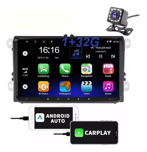 Estéreo Android Xinkou Kaihe Para Vw Golf Amarok Jetta Passat Con Carplay