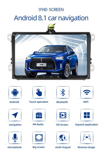 Estéreo Android Xinkou Kaihe Para Vw Golf Amarok Jetta Passat Con Carplay