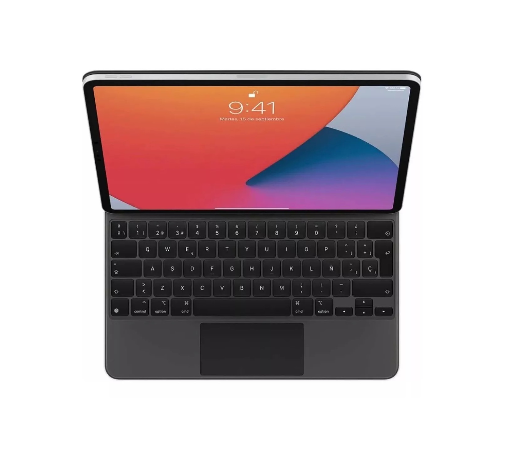 Tecaldo Para Ipad Pro DE 12.9 Pulgadas 3era y 4ta Generación MAGIC KEYBOARD Color Gris Espacial  