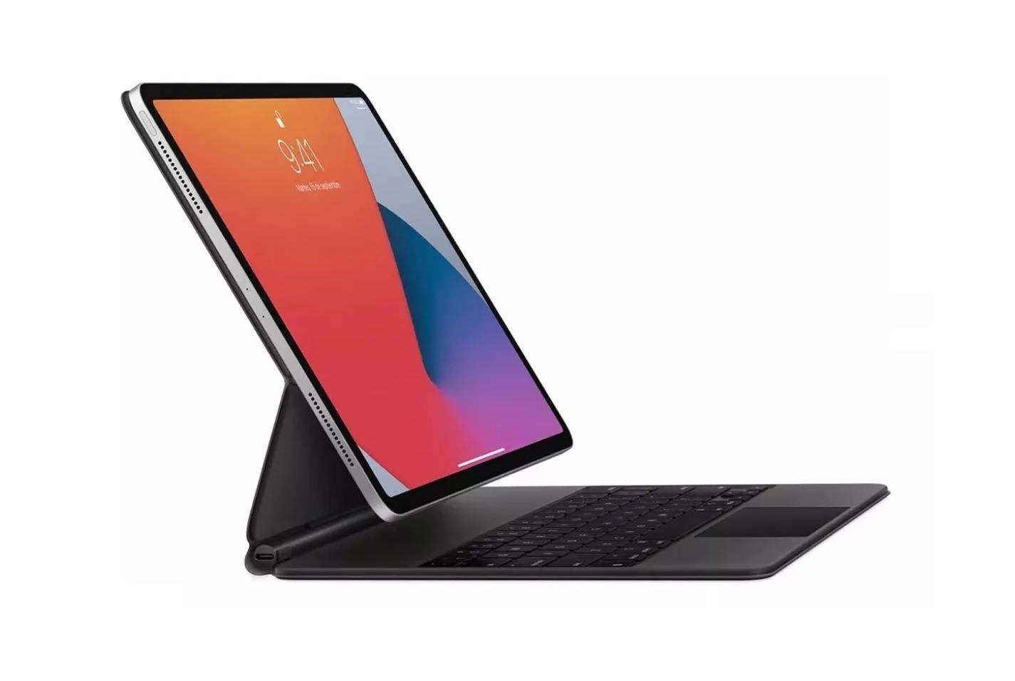 Tecaldo Para Ipad Pro DE 12.9 Pulgadas 3era y 4ta Generación MAGIC KEYBOARD Color Gris Espacial  