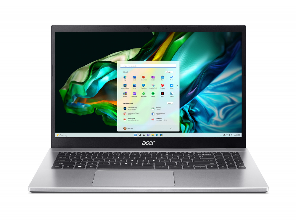 Laptop Acer Aspire 3, Full HD Laptop, AMD Ryzen 7 5700U Octa-Core, AMD Radeon Graphics, 16GB DDR4, 512GB SSD, Windows 11 Home