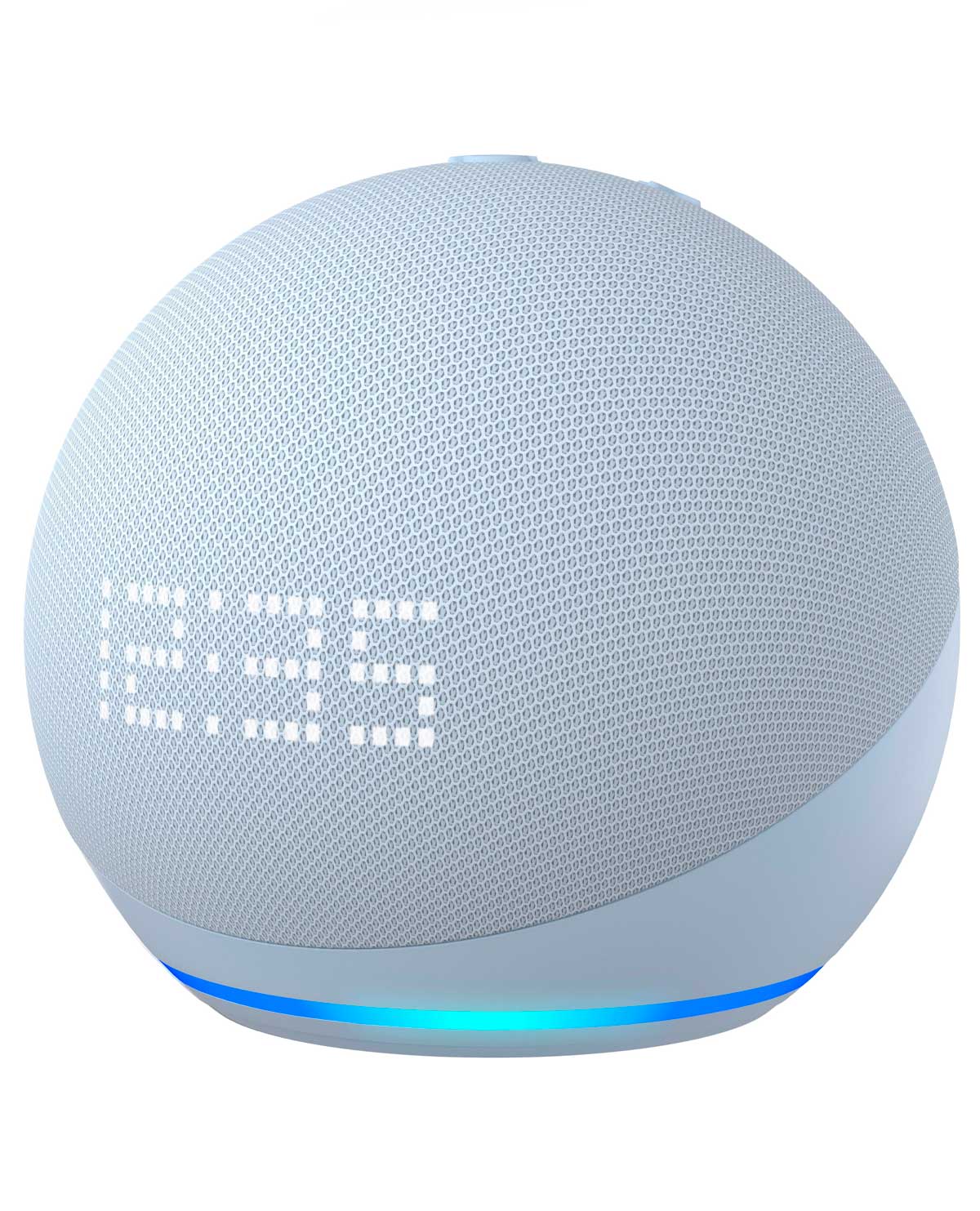Echo Dot 5. generacion Bocina inteligente con Alexa - Cloud Blue con reloj
