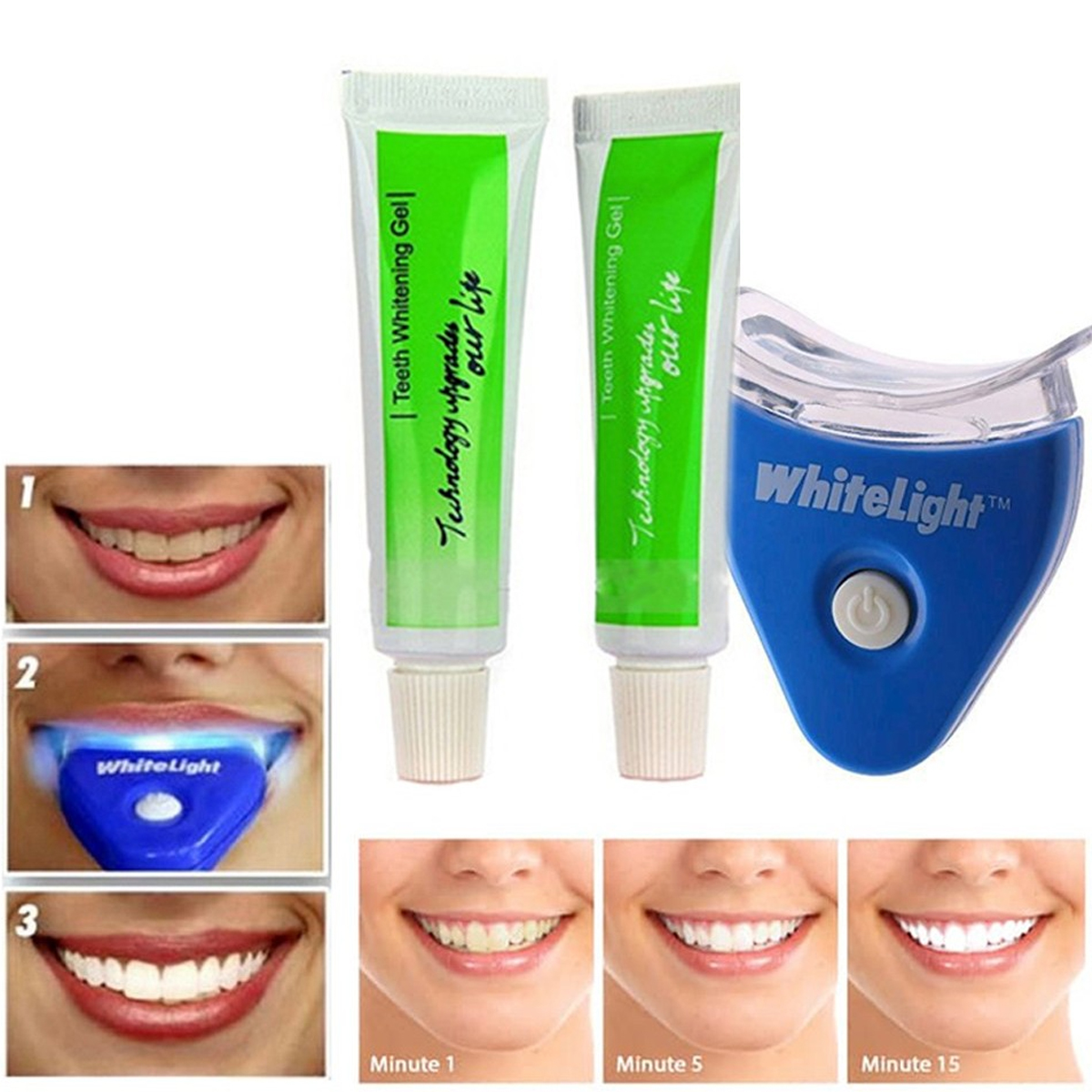 White Light Blanqueador De Dientes 10 Minutos Lámpara Led