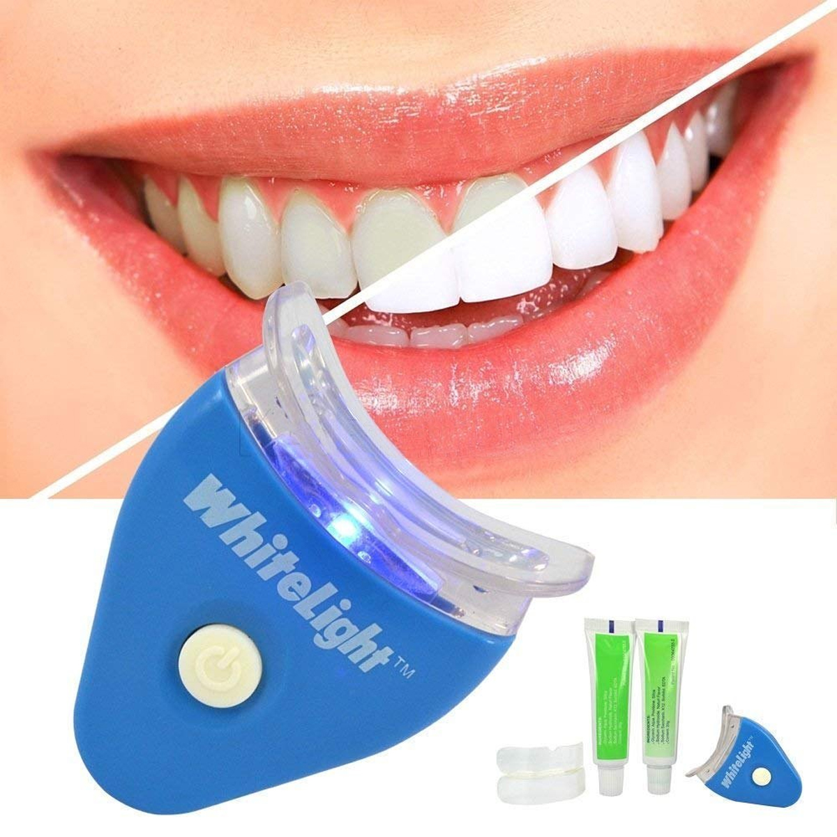 White Light Blanqueador De Dientes 10 Minutos Lámpara Led