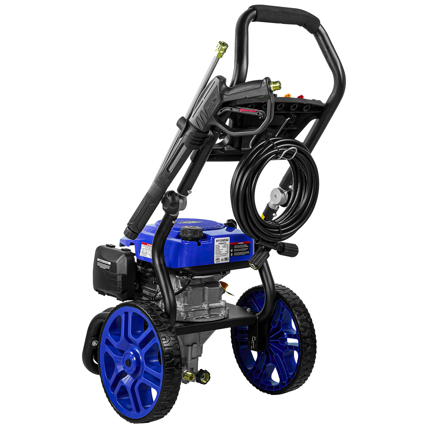 HIDROLAVADORA HYUNDAI AXIAL 4.5 HP 2700 PSI 186 BAR C/BASE ABATIBLE - HYP2850XT