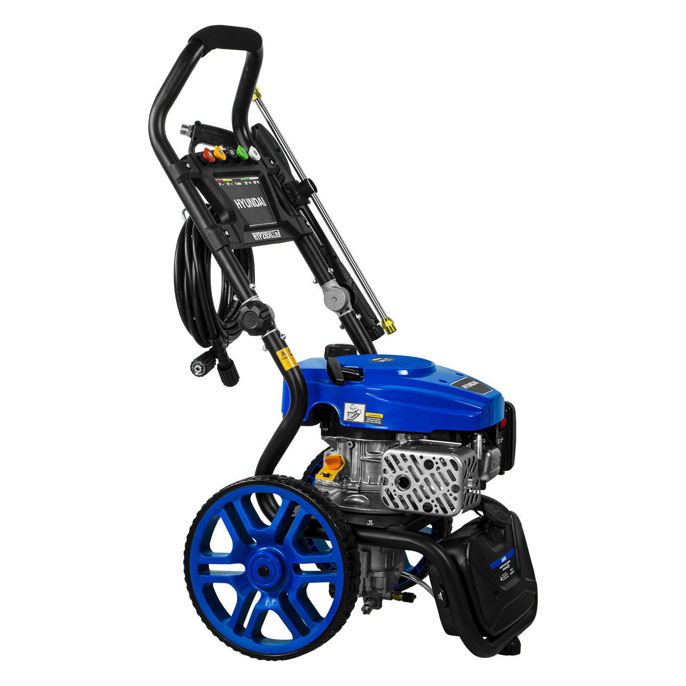 HIDROLAVADORA HYUNDAI AXIAL 4.5 HP 2700 PSI 186 BAR C/BASE ABATIBLE - HYP2850XT