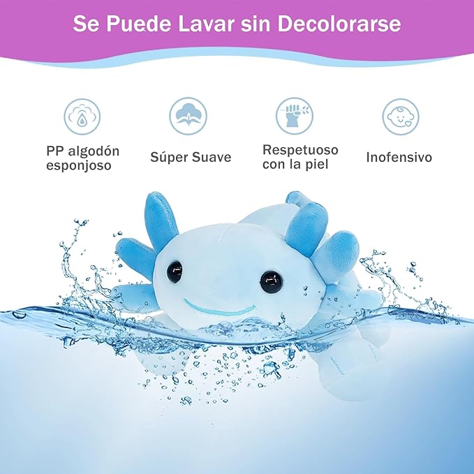 DKJBF Muñeca de Peluche Axolotl Kawaii